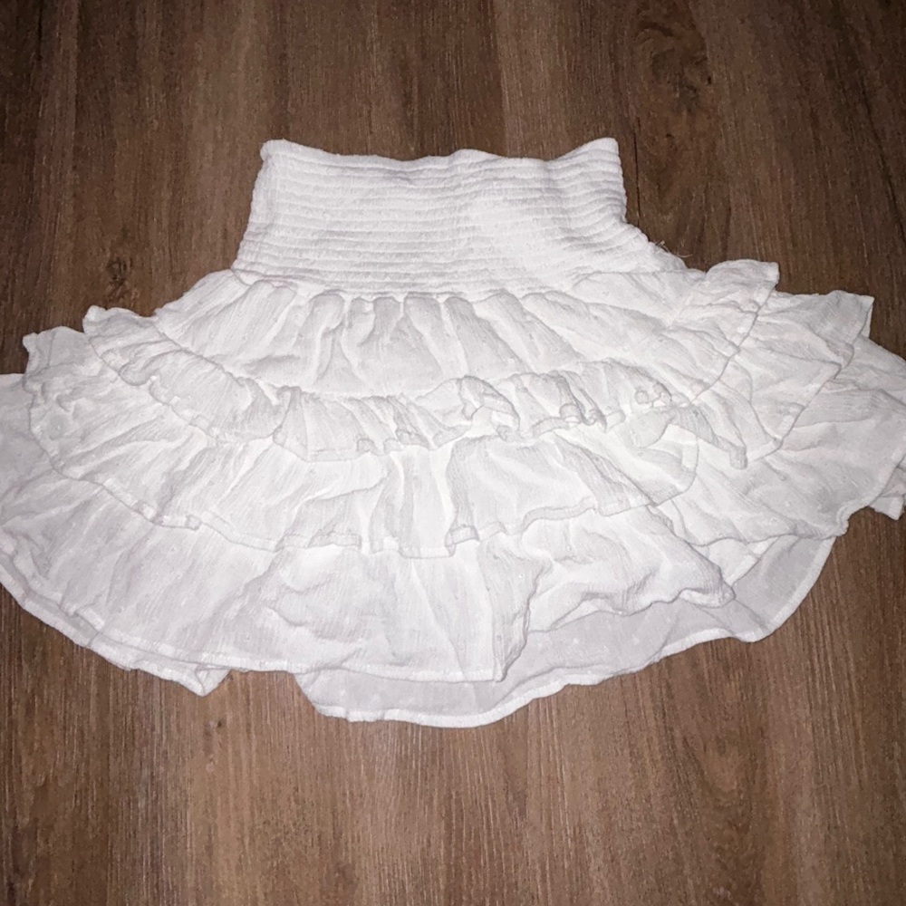 Surf Gypsy White Bubble Mini Skirt